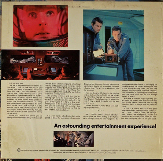 Various : 2001: A Space Odyssey (Music From The Motion Picture Sound Track) (LP, RE, All)