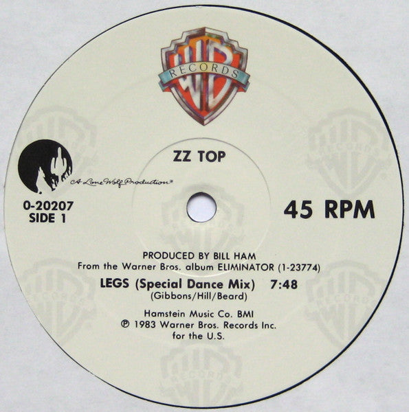 ZZ Top : Legs (12", Maxi)
