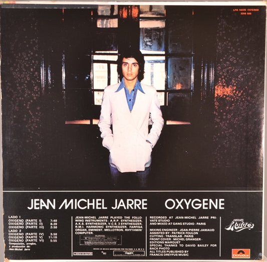 Jean-Michel Jarre - Oxygène vinyl record, LP (Very Good Plus (VG+)) | Lulo Records