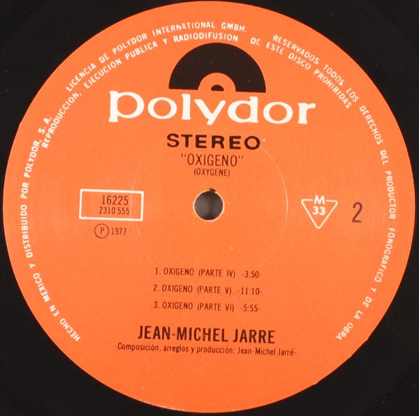 Jean-Michel Jarre : Oxygène (LP, Album)