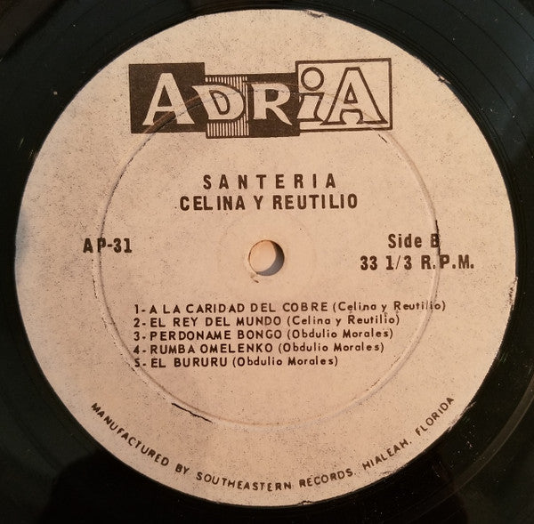 Celina Y Reutilio : Santa Barbara - Cantan: Celina Y Reutilio (LP, Album)