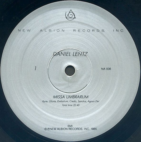 Daniel Lentz : Missa Umbrarum (LP, Album)