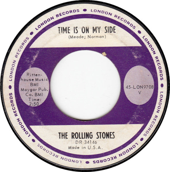 The Rolling Stones : Time Is On My Side (7", Ter)