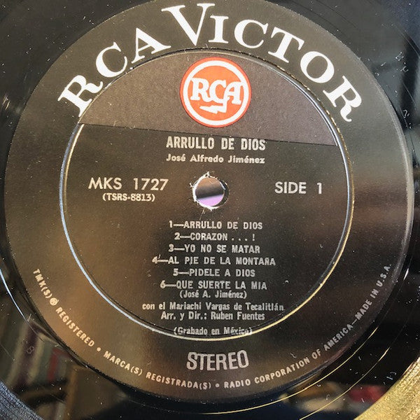 José Alfredo Jiménez : Arrullo De Dios (LP)