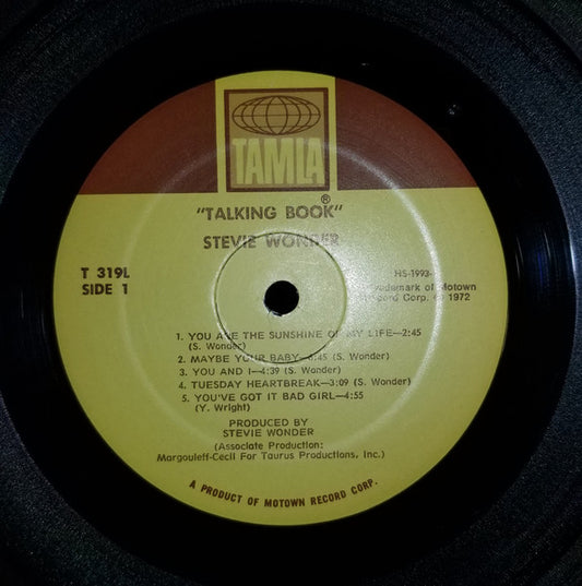 Stevie Wonder : Talking Book (LP, Album, RE, Gat)
