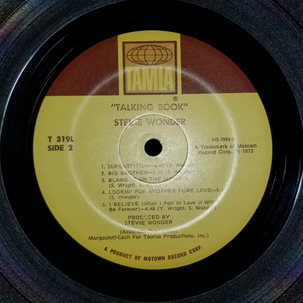 Stevie Wonder : Talking Book (LP, Album, RE, Gat)