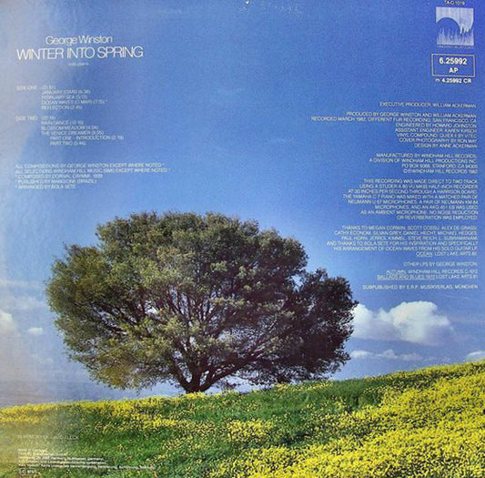 George Winston : Winter Into Spring (LP, Album)
