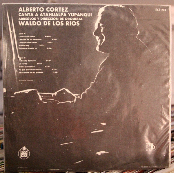 Alberto Cortez : Canta A Atahualpa Yupanqui (LP, Album)