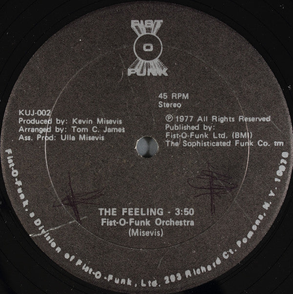 The Fist-O-Funk Orchestra : New York Strut (12")