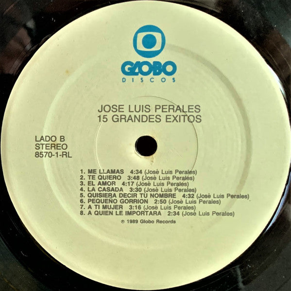 José Luis Perales : 15 Grandes Exitos (LP, Album, Comp)