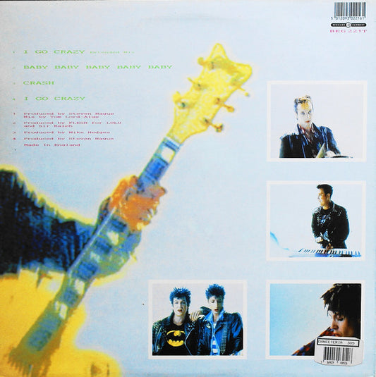 Flesh For Lulu : I Go Crazy (12", Maxi)