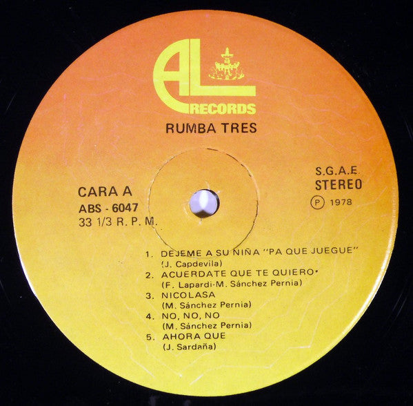 Rumba Tres : Rumba Tres (LP, Album)