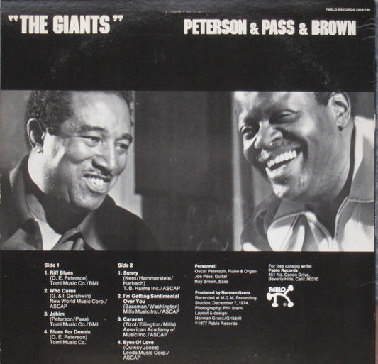 Peterson* & Pass* & Brown* : The Giants (LP, Album)