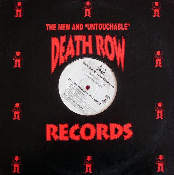 2Pac : Who Do You Believe In (12", Promo)