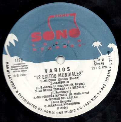 Various : 12 Exitos Mundiales (LP, Comp)