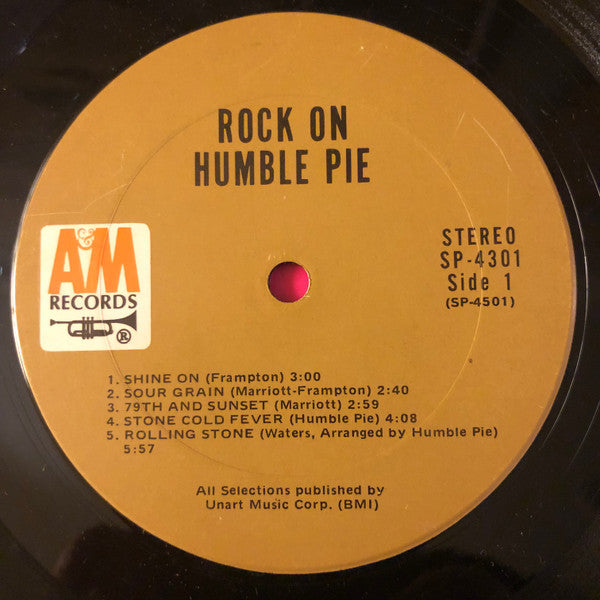 Humble Pie : Rock On (LP, Album, Ter)
