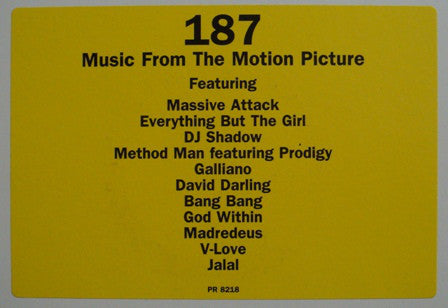 Various : 187 (Music From The Motion Picture) (2xLP, Comp, Promo)