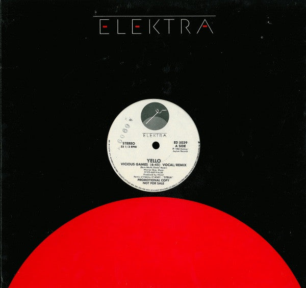 Yello : Vicious Games (12", Promo, SP )