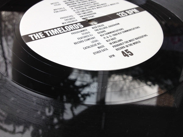 The Timelords : Doctorin' The Tardis (12", No )