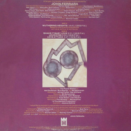 Ferrara : Wuthering Heights (LP, Album)