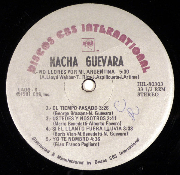 Nacha Guevara : Amor De Ciudad Grande (LP, Album)