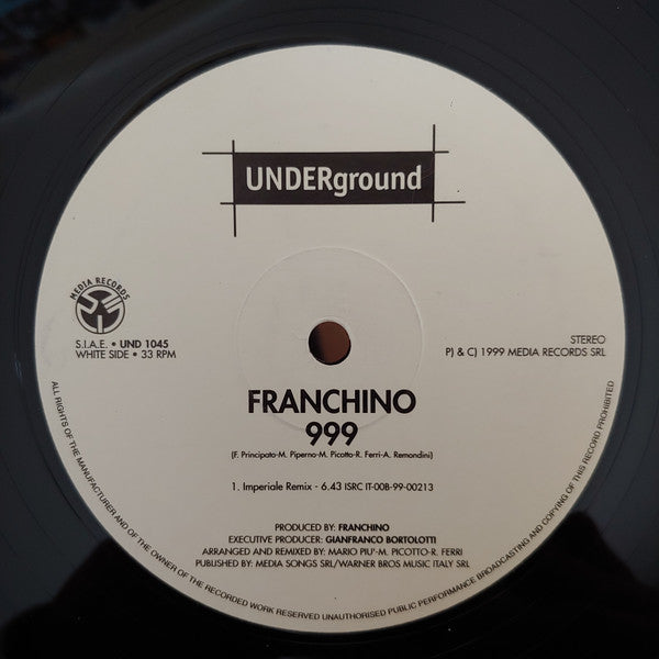 Franchino : 999 (12")