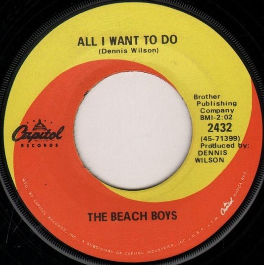 The Beach Boys : I Can Hear Music (7", Single, Scr)