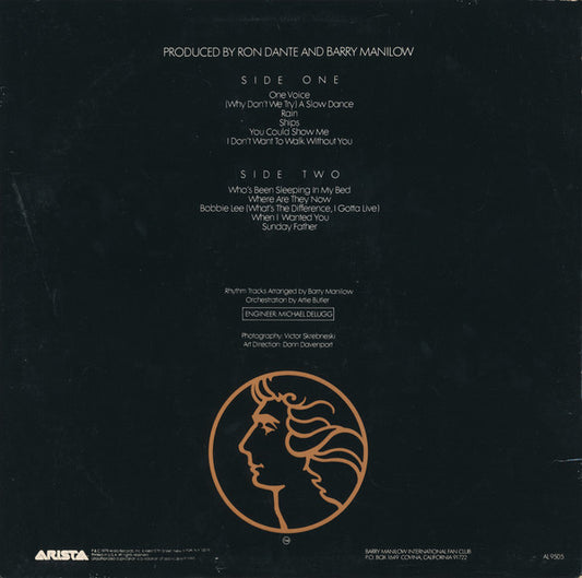 Barry Manilow - One Voice vinyl record, LP (Near Mint (NM or M-)) | Lulo Records