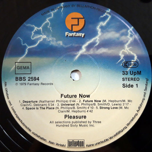 Pleasure (4) : Future Now (LP, Album, Gat)