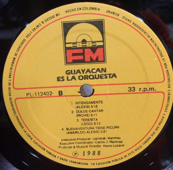 Guayacán Orquesta : Guayacán Es La Orquesta (LP, Album)