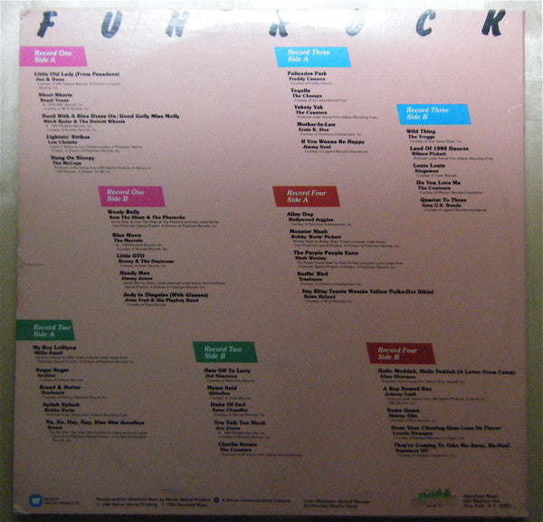 Various : Fun Rock (4xLP, Comp)