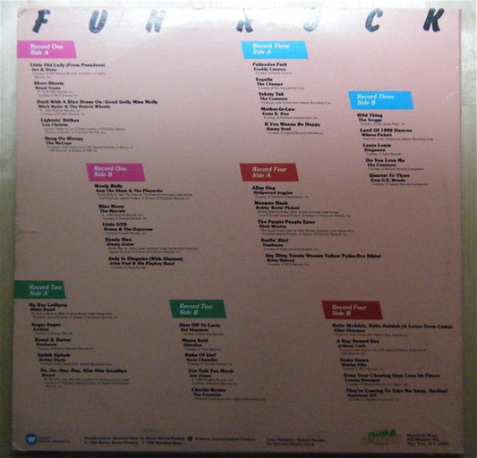 Various - Fun Rock vinyl record, 4xLP (Mint (M)) | Lulo Records