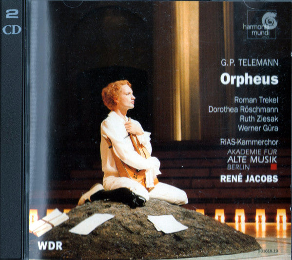 Georg Philipp Telemann / Roman Trekel, Dorothea Röschmann, Ruth Ziesak, Werner Güra, RIAS-Kammerchor, Akademie Für Alte Musik Berlin, René Jacobs : Orpheus (2xCD, Album + Box, Sli)