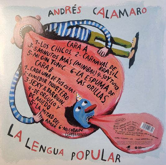 Andrés Calamaro - La Lengua Popular vinyl record, LP (Mint (M)) | Lulo Records