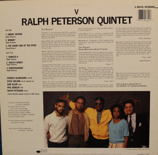 Ralph Peterson Quintet : V (LP, Album)