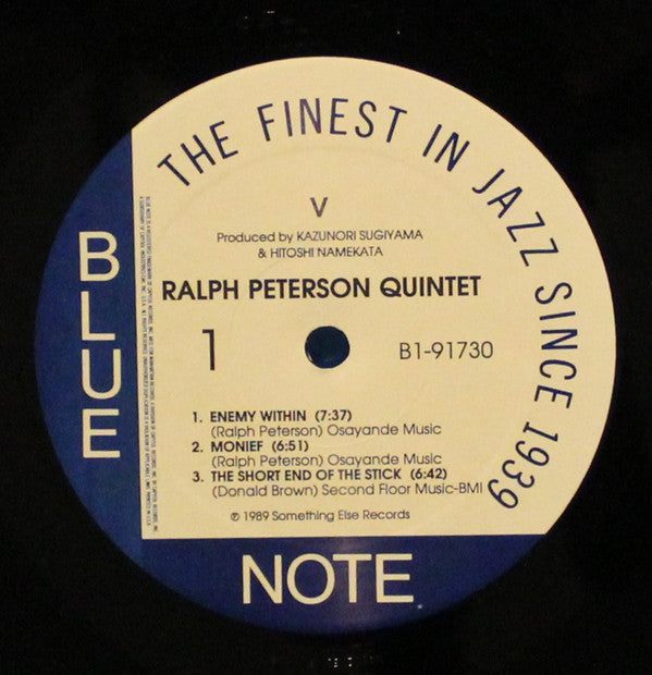 Ralph Peterson Quintet : V (LP, Album)