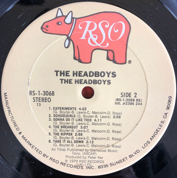 The Headboys : The Headboys (LP, Album, Ter)