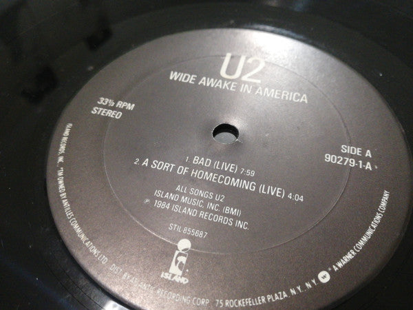 U2 : Wide Awake In America (12", EP)