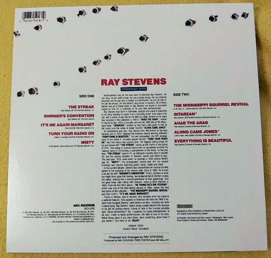 Ray Stevens - Ray Stevens Greatest Hits vinyl record, LP (Near Mint (NM or M-)) | Lulo Records
