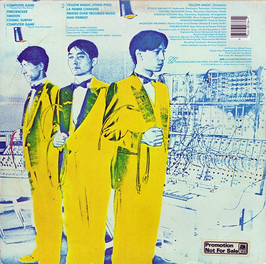 Yellow Magic Orchestra : Yellow Magic Orchestra (LP, Album, Promo, Yel)
