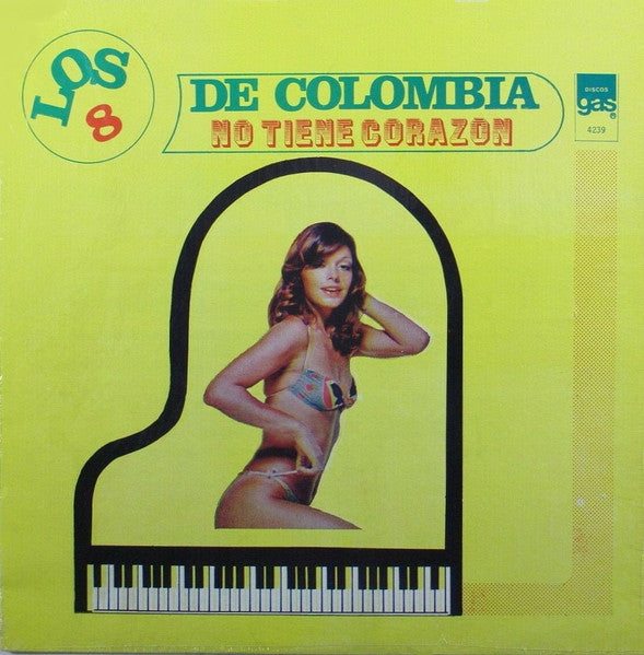 Los Ocho De Colombia : No Tiene Corazon (LP, Album)
