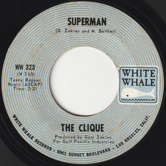The Clique (6) : Sugar On Sunday (7", Single, Styrene, Ter)