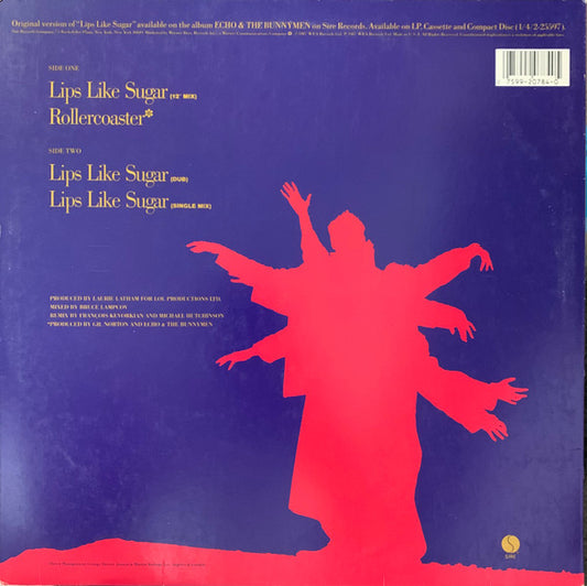 Echo & The Bunnymen : Lips Like Sugar (12", Maxi, SRC)