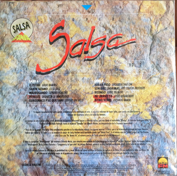 Various : Super Salsa Vol. 2 (LP, Comp)