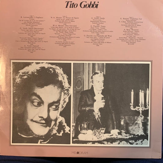 Tito Gobbi - Tito Gobbi vinyl record, 2xLP (Near Mint (NM or M-)) | Lulo Records