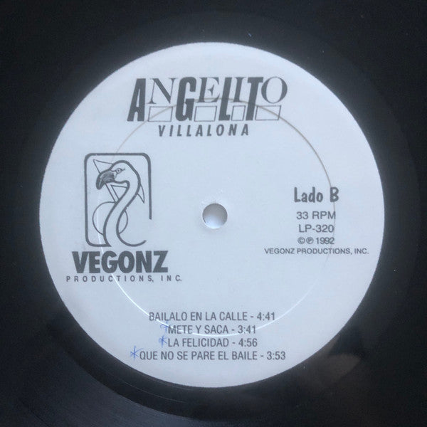Angelito Villalona : La Negra Chula (LP)