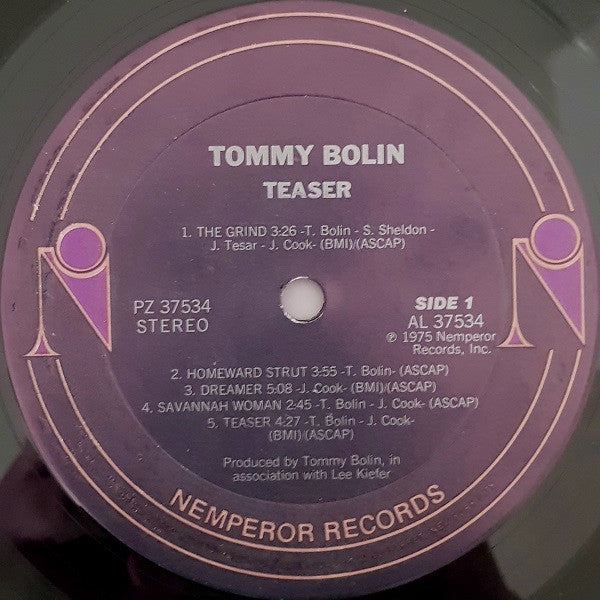 Tommy Bolin : Teaser (LP, Album, RE)
