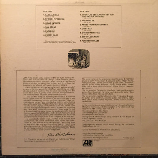 John Prine : John Prine (LP, Album, RE, SP)