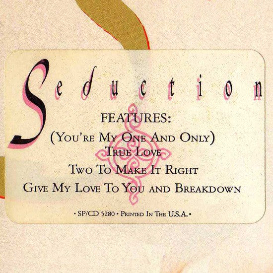 Seduction : Nothing Matters Without Love (LP, Album)