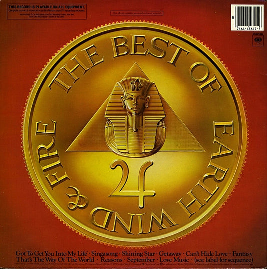 Earth, Wind & Fire : The Best Of Earth Wind & Fire Vol. I (LP, Comp, Gat)